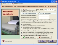 Screenshot von PDF-Sicherheit 1.0 - PDF verschlsseln.